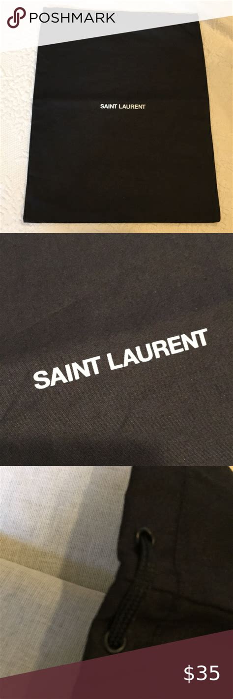 authentic ysl dust bag.